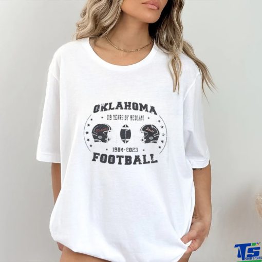 Oklahoma 119 Years Of Bedlam Football 1904 2023 Oklahoma Vs Oklahoma State Shirt