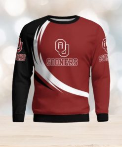 Oklahoma Sooners Simple Vintage 3D Sweater Christmas Gift For Fans