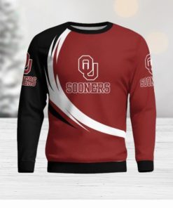 Oklahoma Sooners Simple Vintage 3D Sweater Christmas Gift For Fans