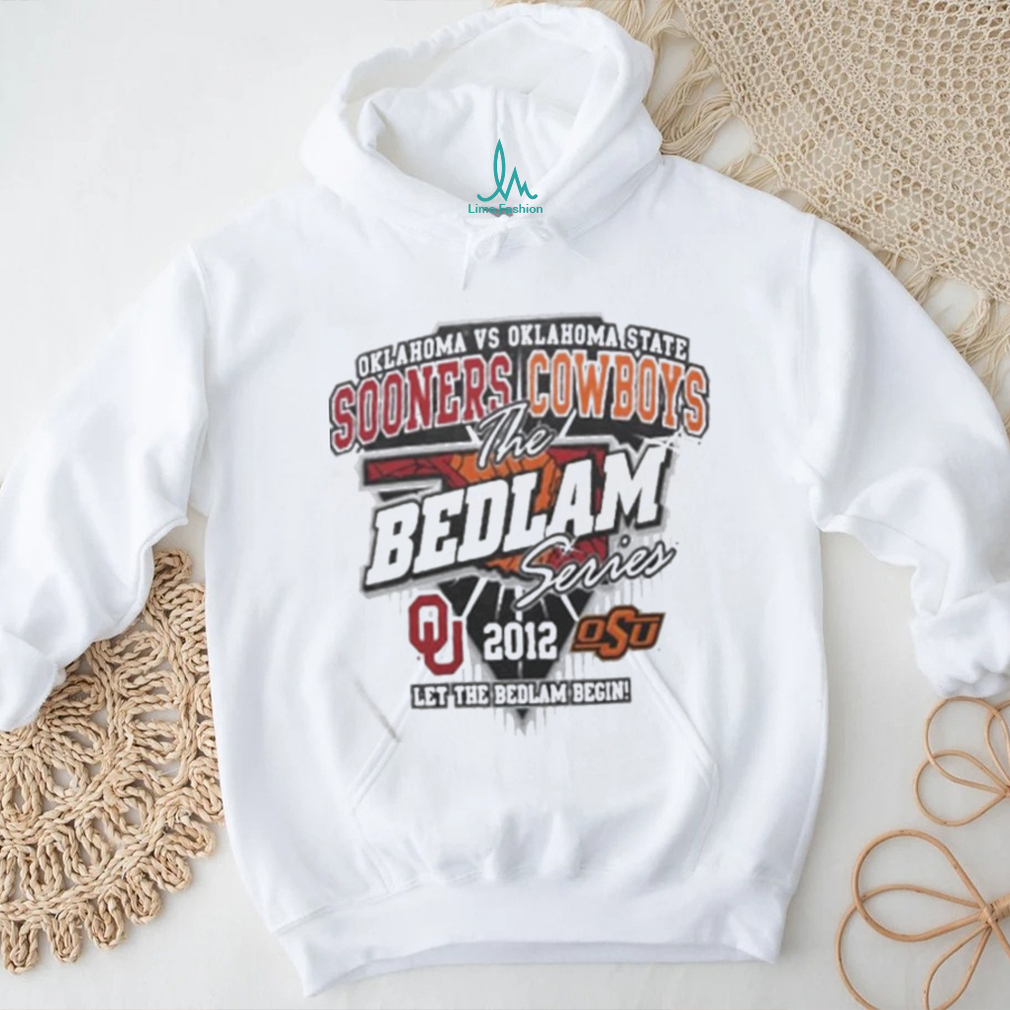 Oklahoma Sooners vs. Oklahoma State Cowboys 2012 Bedlam Series Game Day T Shirt Oklahoma Sooners vs. Oklahoma State Cowboys 2012 Bedlam Series Game Day T Shirt