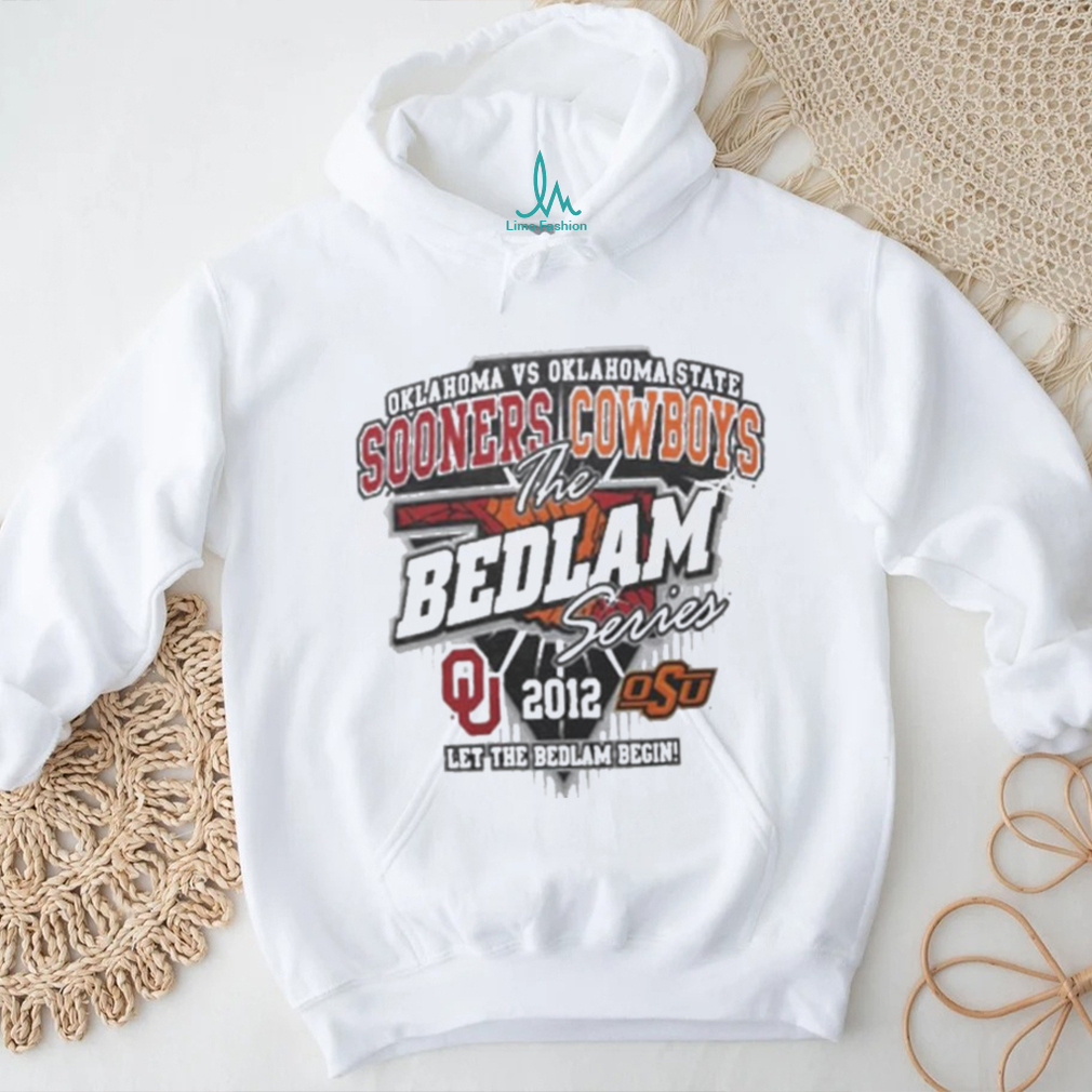 Oklahoma Sooners vs. Oklahoma State Cowboys 2012 Bedlam Series Game Day T Shirt Oklahoma Sooners vs. Oklahoma State Cowboys 2012 Bedlam Series Game Day T Shirt
