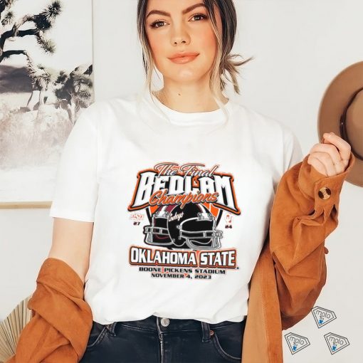 Oklahoma State Cowboys 2023 The Final Bedlam Champions 27 24 Shirt