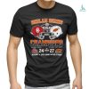 Grinch Hat Santa Los Angeles Rams Helmet Logo Merry Christmas Shirt