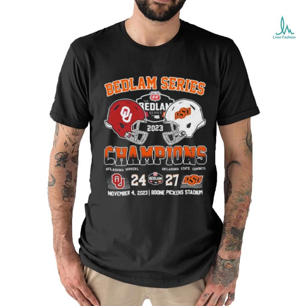 Oklahoma State Cowboys Bedlam Series Champions OSU 27 24 OU shirt Oklahoma State Cowboys Bedlam Series Champions OSU 27 24 OU shirt