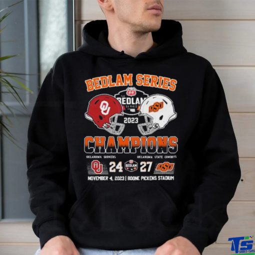 Oklahoma State Cowboys Bedlam Series Champions OSU 27 24 OU shirt