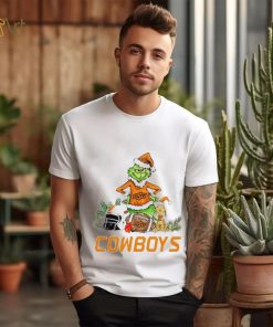 Oklahoma State Cowboys Grinch and Max dog funny Christmas shirt