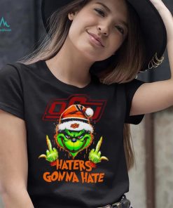 Oklahoma State Cowboys Grinch middle finger haters gonna hate shirt
