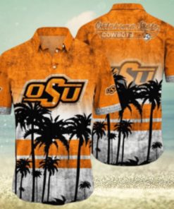 Oklahoma State Cowboys Logo Coconut Tropical Hawaiian Shirt Beach Gift For Fans