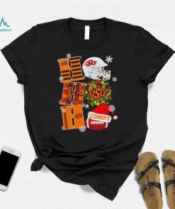 Oklahoma State Cowboys NCAA ho ho ho Christmas shirt