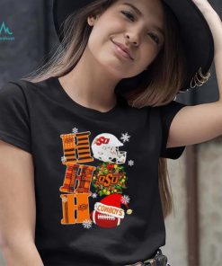 Oklahoma State Cowboys NCAA ho ho ho Christmas shirt