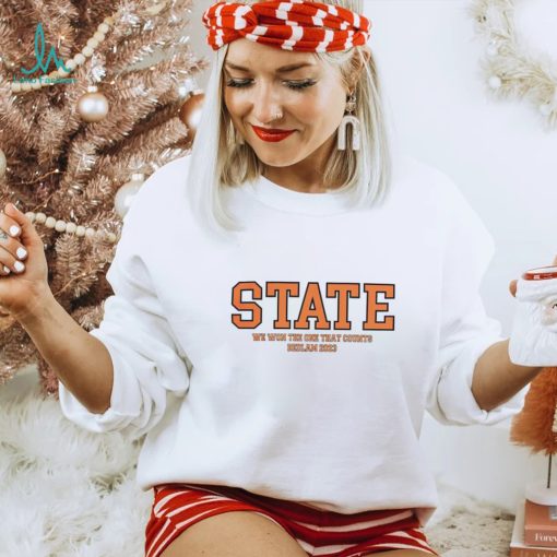 Oklahoma State Cowboys football we won the one that counts Bedlam 2023 shirt