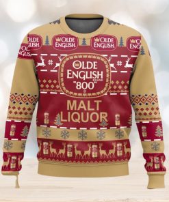 Olde English 800 Ugly Christmas Sweater 2023 Christmas Gift 3D Sweater