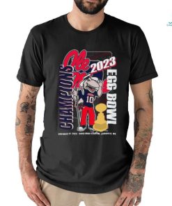 Ole Miss Rebels 2023 Egg Bowl Champions Tony The Landshark Mascot Shirt