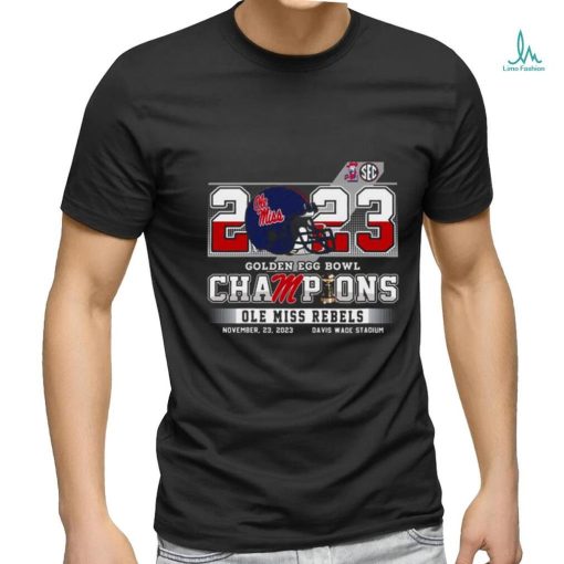 Ole Miss Rebels Football 2023 Golden Egg Bowl Champions Shirt