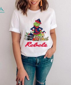 Ole Miss Rebels Grinch and Max dog funny Christmas shirt