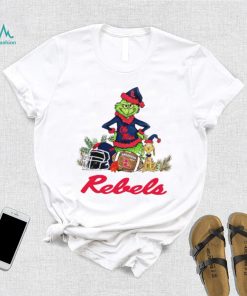 Ole Miss Rebels Grinch and Max dog funny Christmas shirt, hoodie, sweater, long sleeve and tank top Ole Miss Rebels Grinch and Max dog funny Christmas shirt
