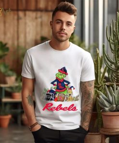 Ole Miss Rebels Grinch and Max dog funny Christmas shirt, hoodie, sweater, long sleeve and tank top Ole Miss Rebels Grinch and Max dog funny Christmas shirt