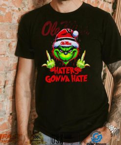 Ole Miss Rebels Grinch middle finger haters gonna hate shirt