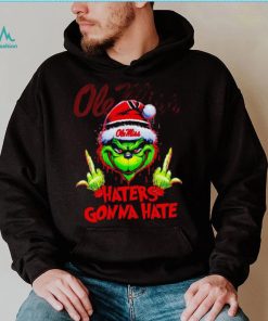 Ole Miss Rebels Grinch middle finger haters gonna hate shirt