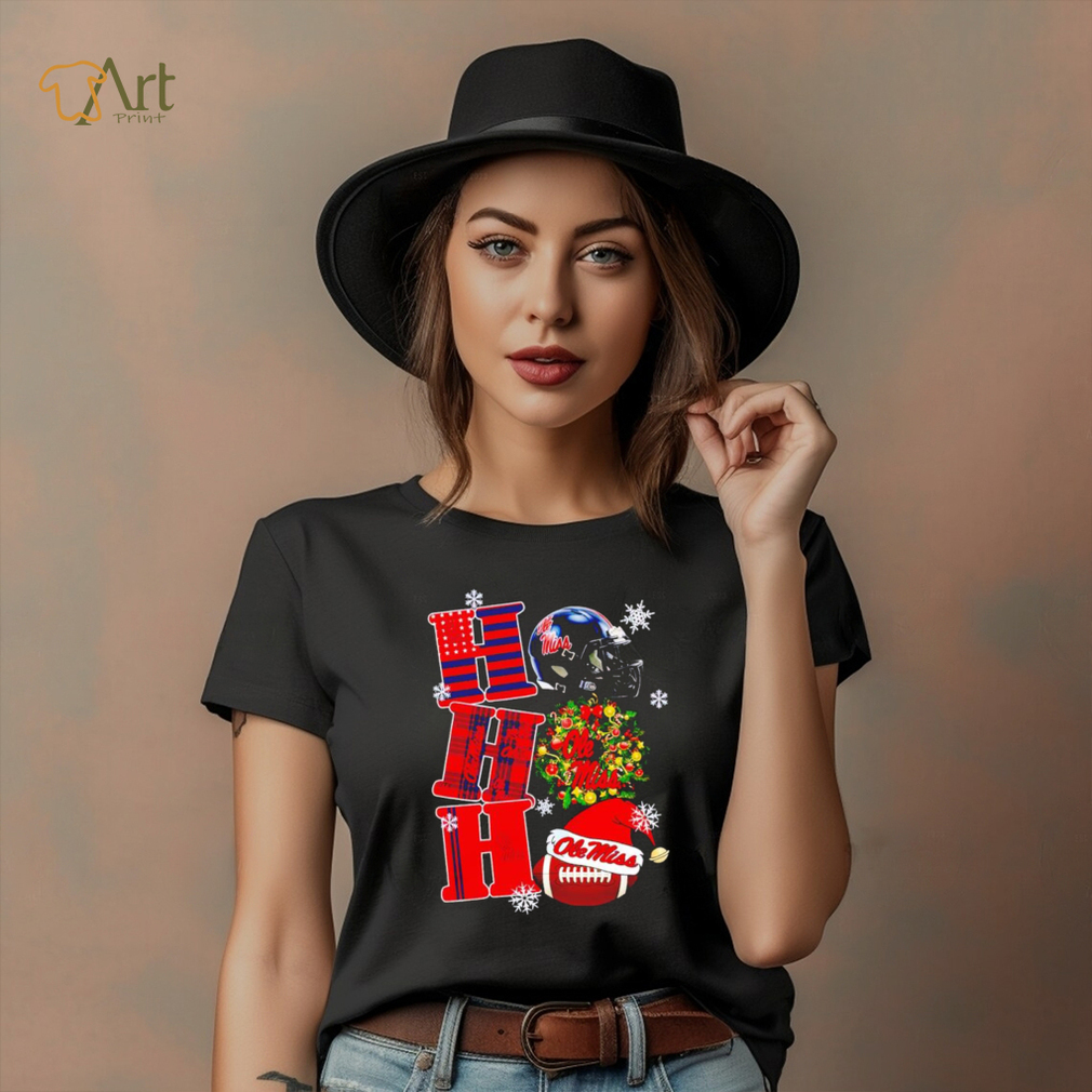 Ole Miss Rebels NCAA ho ho ho Christmas shirt Ole Miss Rebels NCAA ho ho ho Christmas shirt