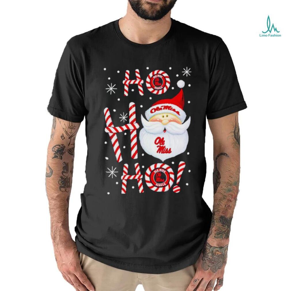 Ole Miss Rebels Santa Claus ho ho ho shirt Ole Miss Rebels Santa Claus ho ho ho shirt