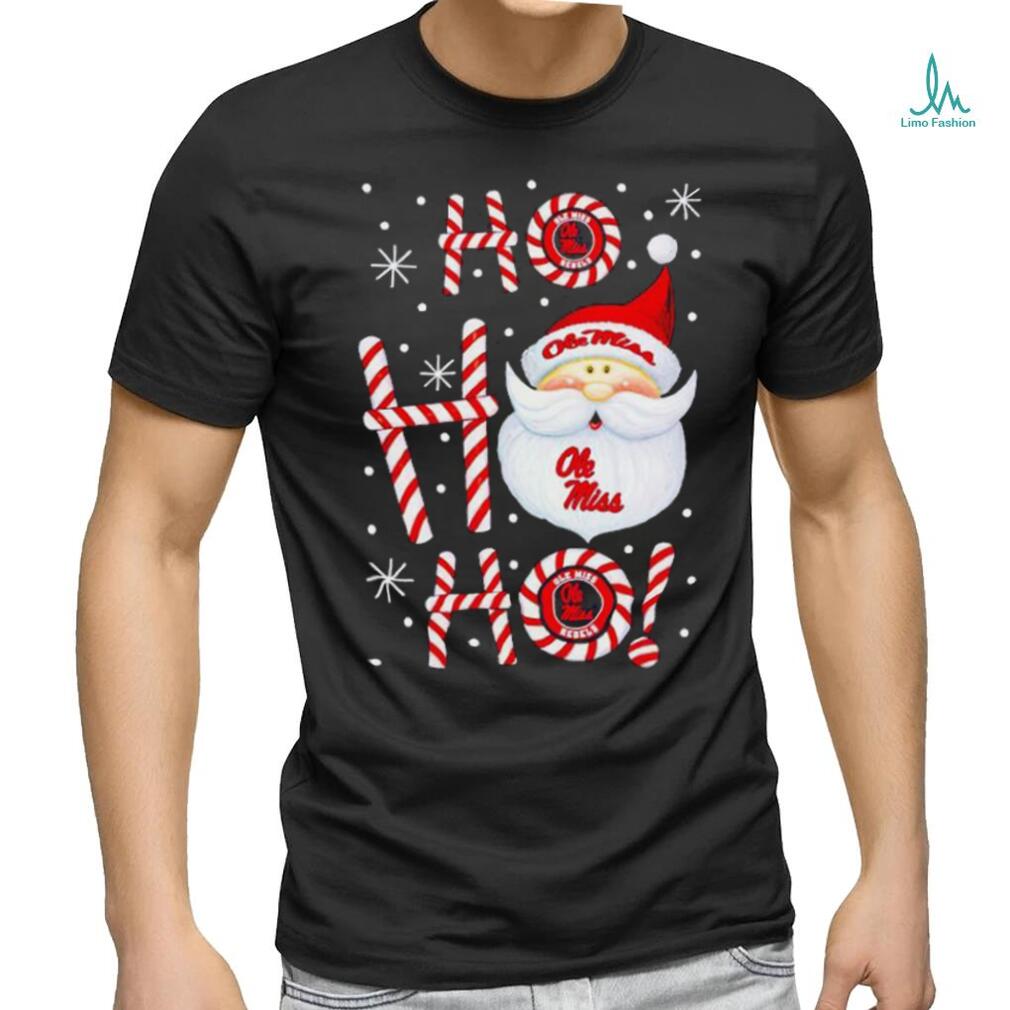 Ole Miss Rebels Santa Claus ho ho ho shirt Ole Miss Rebels Santa Claus ho ho ho shirt