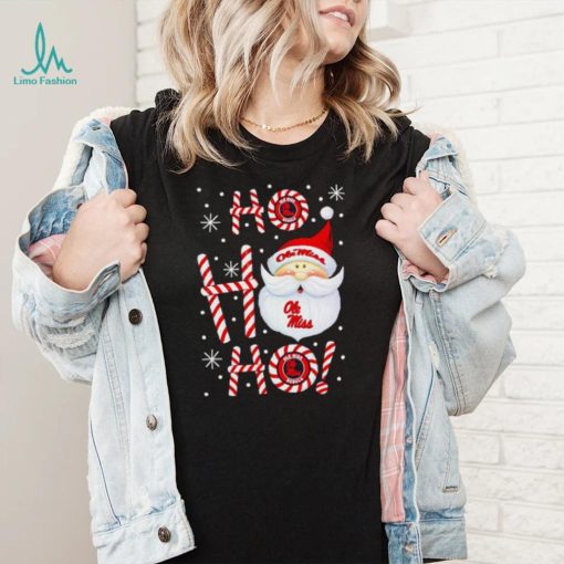 Ole Miss Rebels Santa Claus ho ho ho shirt