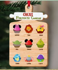 Omas Perfekte Charge, Cupcake Kinderornament, Weihnachtsgeschenk Für Die Familie