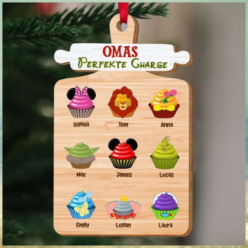 Omas Perfekte Charge, Cupcake Kinderornament, Weihnachtsgeschenk Für Die Familie