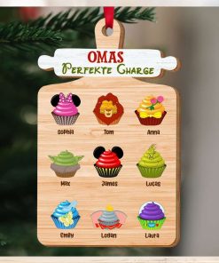 Omas Perfekte Charge, Cupcake Kinderornament, Weihnachtsgeschenk Für Die Familie