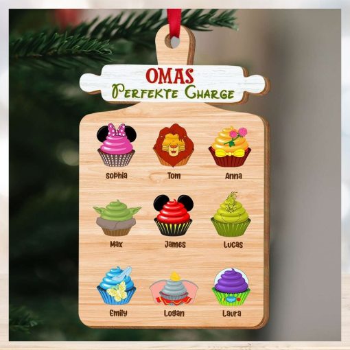 Omas Perfekte Charge, Cupcake Kinderornament, Weihnachtsgeschenk Für Die Familie