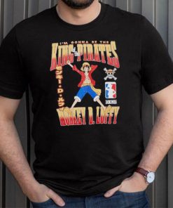 One Piece Monkey D. Luffy King Of The Pirates Ringer Tee Shirt