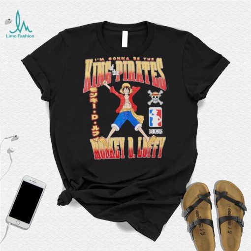 One Piece Monkey D. Luffy King Of The Pirates Ringer Tee Shirt