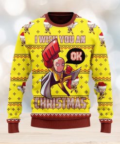 One Punch Man Anime Saitama 5 Ugly Sweater Gifts