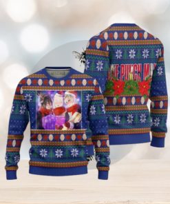 One Punch Man Anime Ugly Christmas Sweater Custom Characters Xmas Gift