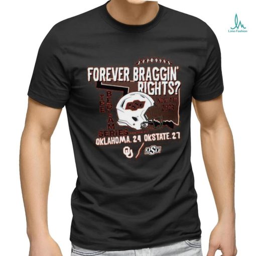 Orange OSU Cowboys vs. OU Sooners 2023 Bedlam Series 27 24 Shirt