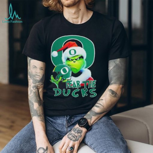 Oregon Ducks Grinch Fear The Christmas 2023 Shirt