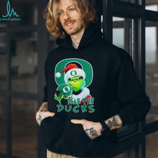 Oregon Ducks Grinch Fear The Christmas 2023 Shirt