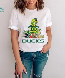 Oregon Ducks Grinch and Max dog funny Christmas shirt