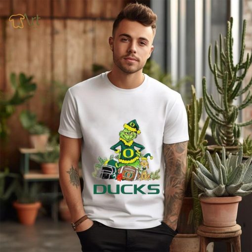 Oregon Ducks Grinch and Max dog funny Christmas shirt