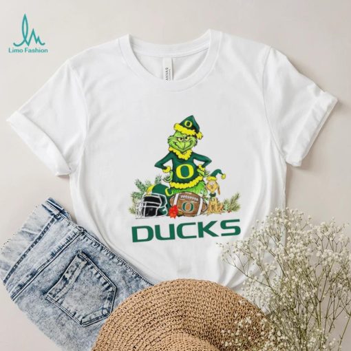 Oregon Ducks Grinch and Max dog funny Christmas shirt