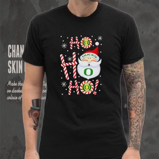 Oregon Ducks Santa Claus ho ho ho shirt