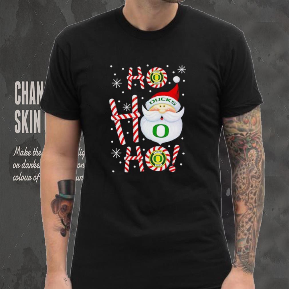 Oregon Ducks Santa Claus ho ho ho shirt Oregon Ducks Santa Claus ho ho ho shirt