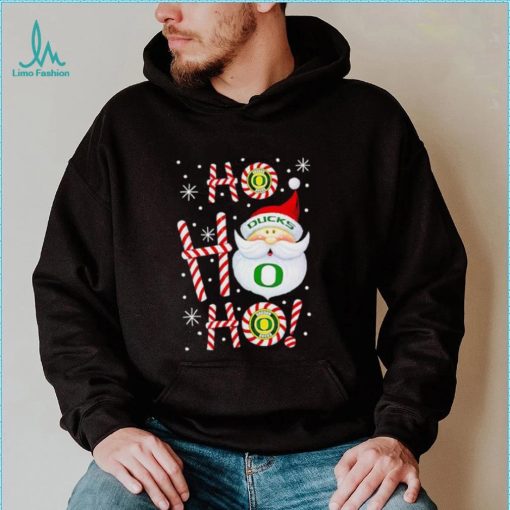 Oregon Ducks Santa Claus ho ho ho shirt