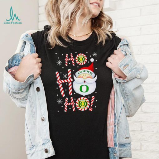 Oregon Ducks Santa Claus ho ho ho shirt
