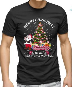 Original Alabama Crimson Tide Santa Claus Merry Christmas To All And To All A Roll Tide 2023 Men’s T Shirt