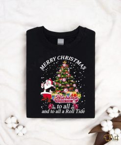 Original Alabama Crimson Tide Santa Claus Merry Christmas To All And To All A Roll Tide 2023 Men’s T Shirt