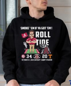 Original Alabama Crimson Tide vs Tennessee Volunteers 34 20 Smoke Em if ya got Em Roll Tide Bryant Denny Stadium Shirt