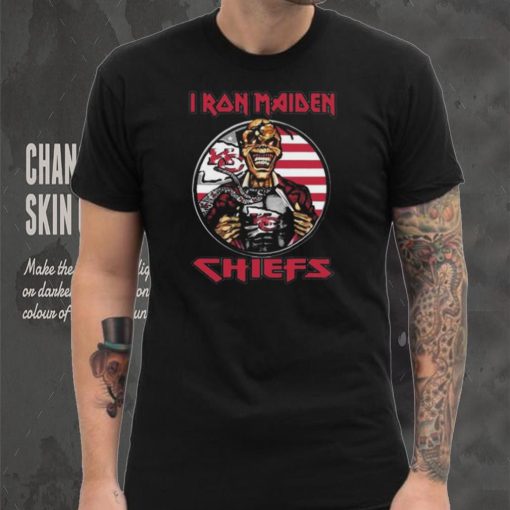 Original Blood Inside Me Iron Maiden Kansas City Chiefs T Shirt