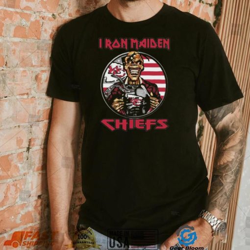 Original Blood Inside Me Iron Maiden Kansas City Chiefs T Shirt